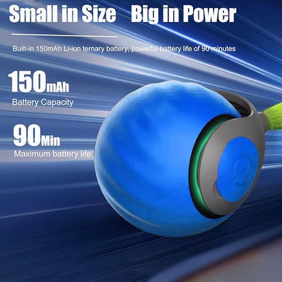 Petgravity 2025 Upgrades Cat Ball Toy with Tail,Interactive Cat Ball for Bored Indoor Cats, Automatic Cat Rolling Ball 2.0 Enrichment Toy, Electric Self Moving Toy, Electronic Rollie Pet Chase