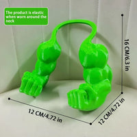 Funny Cat Muscle Arm 3D Printed Invincible Hulk Arm Pet Interactive Neck Hanging Toy Cosplay Costume Props Accessories