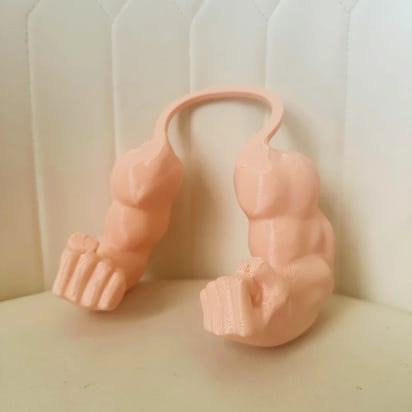 Funny Cat Muscle Arm 3D Printed Invincible Hulk Arm Pet Interactive Neck Hanging Toy Cosplay Costume Props Accessories